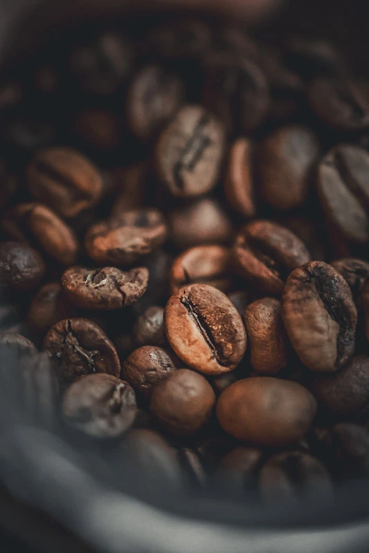 Des grains de café